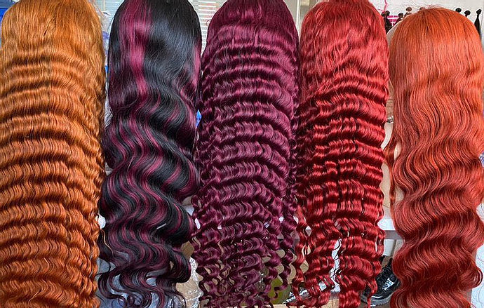 KustomColor Lace Front Wigs Hd